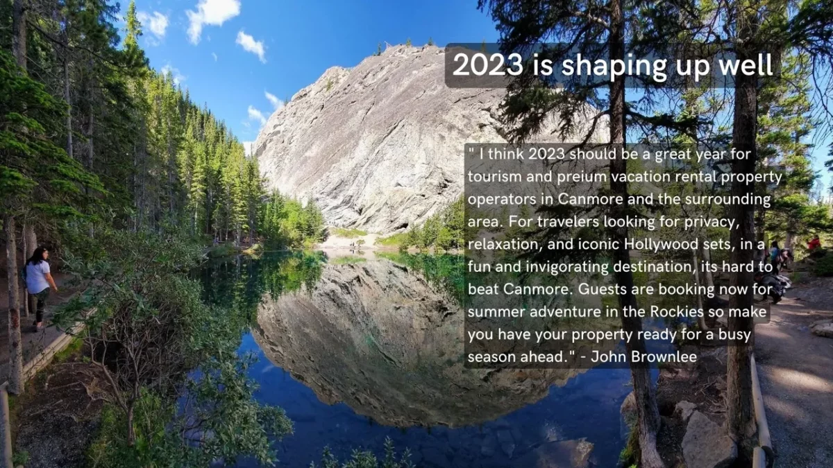 canmore airbnb trends 2023 shaping up well